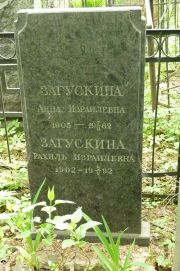 Загускина Анна Израилевна, Москва, Востряковское кладбище